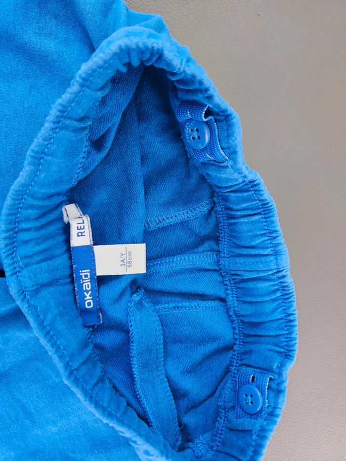 Lot de trois bermudas shorts sportswear garçon okaidi 3 ans - photo numéro 4