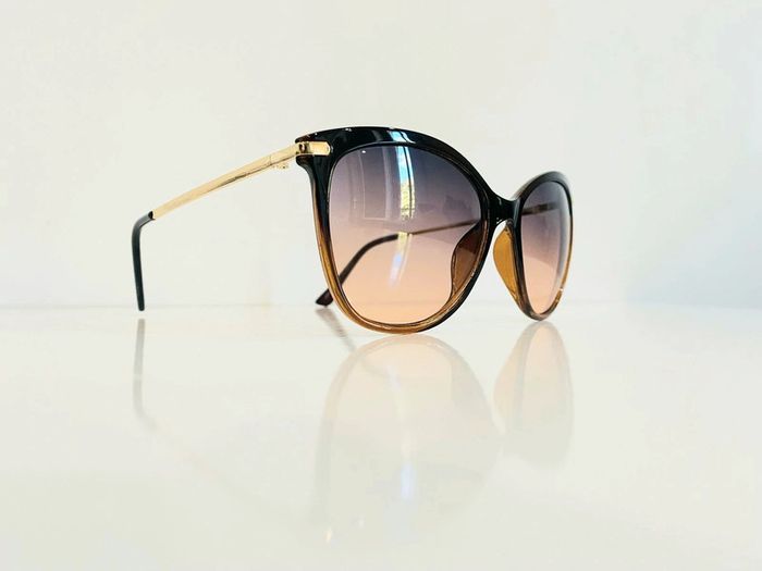 Lunette de soleil femme cats marron dégradés uvprotection catégorie 2 - photo numéro 3