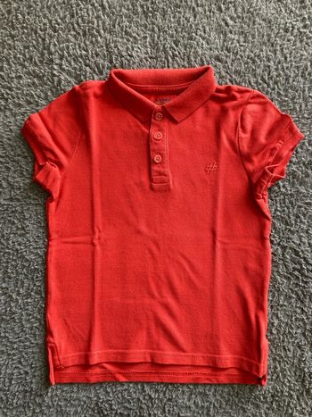 Polo rouge MC 5 ans