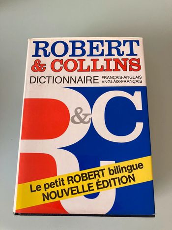 Dictionnaire Robert’s français/anglais