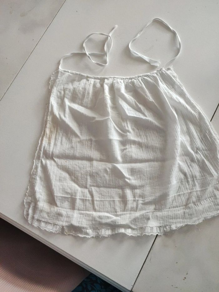 Tablier ancien style communion - photo numéro 4