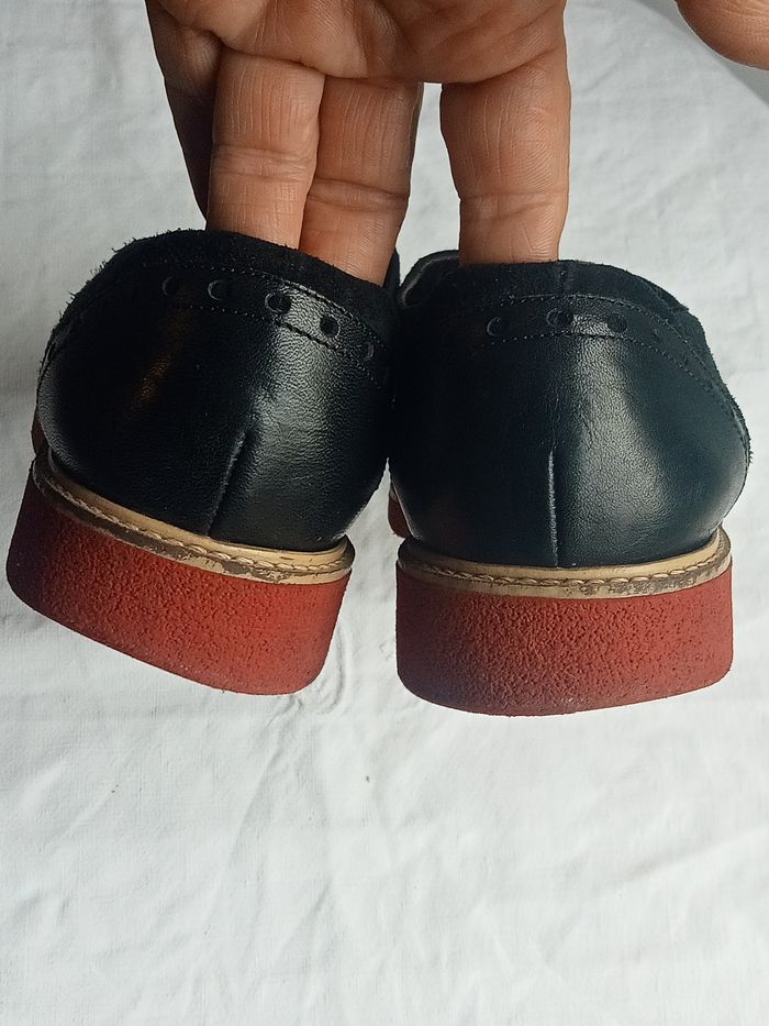 Derbies tout cuir semelle de crepe - photo numéro 9