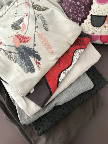 Lot 6 tee-shirts 12 ans rolling stones