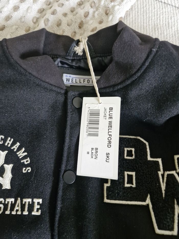 Blouson teddy BRON. BLUE WELLFORD - photo numéro 3