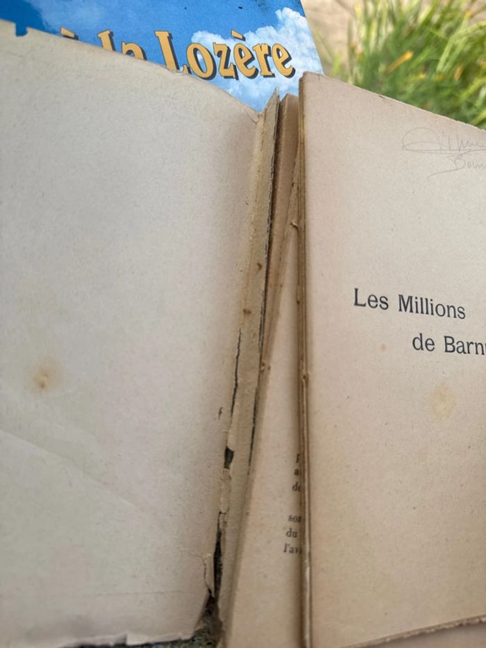 Très vieux livre de 1902. Les millions de barnum. - photo numéro 8