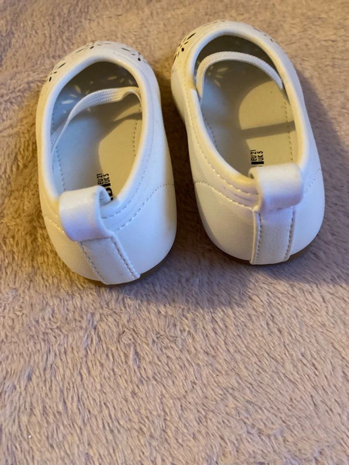 Ballerine blanche pointure 21 kiabi - photo numéro 5