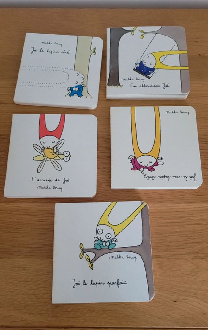 Lot de 5 livres cartonnés Joé le lapin - photo numéro 3