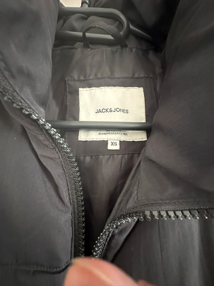 Doudoune noire Jack & Jones – Taille XS – Classique et chaude - photo numéro 3