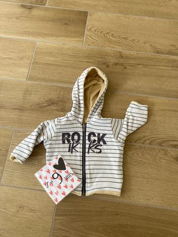 Veste pull réversible ikks 6 mois