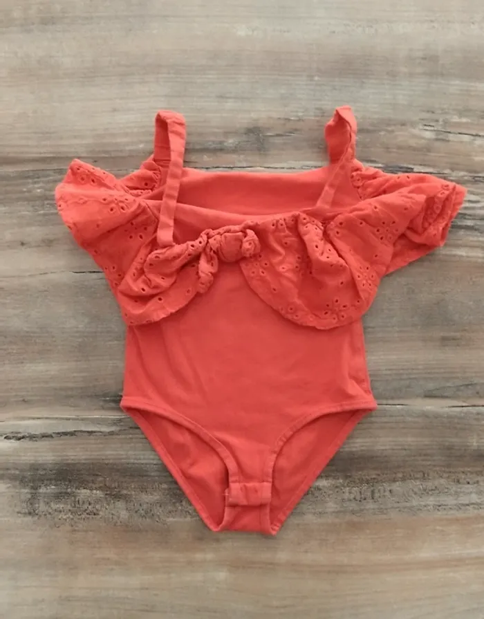 Body rouge Zara fille