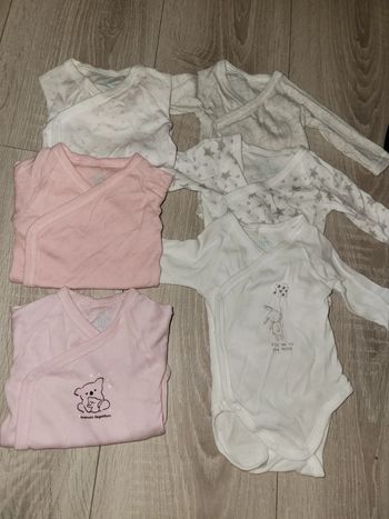 Lot de 6 bodies bébé
