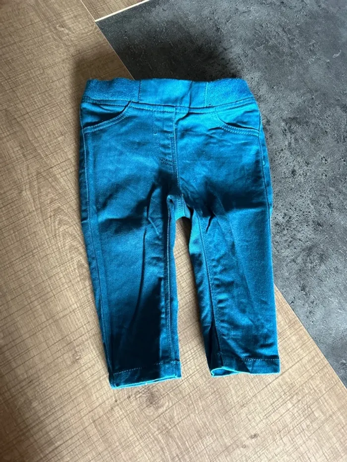 Pantalon slim bébé fille, 9 mois