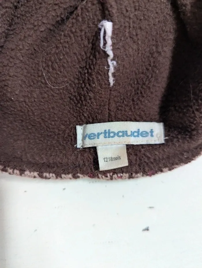 Ensemble hiver bébé 12 mois Vertbaudet – bonnet péruvien, écharpe et moufles - photo numéro 3