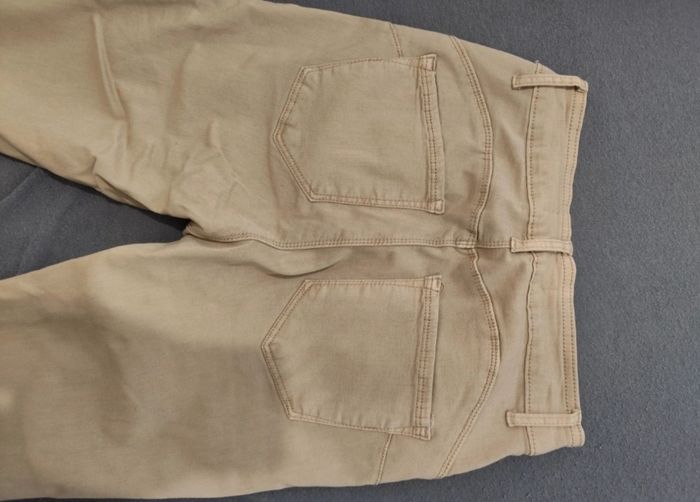 Jeans slim skinny femme beige - photo numéro 3