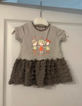 Robe manches courtes 6 mois