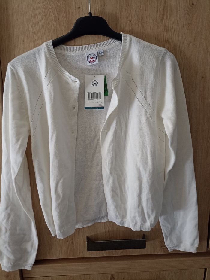 Gilet blanc la compagnie des petits