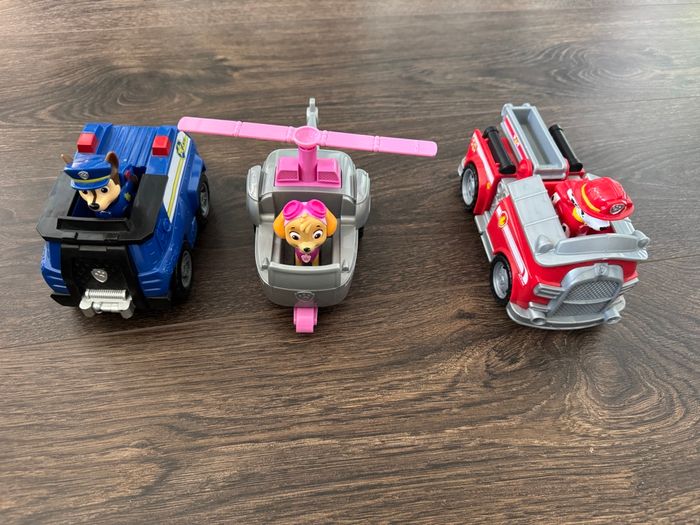 Véhicules + figurines Pat’Patrouille