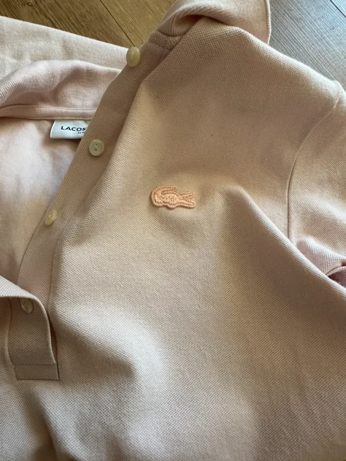 Robe polo Lacoste rose taille 38 - photo numéro 6