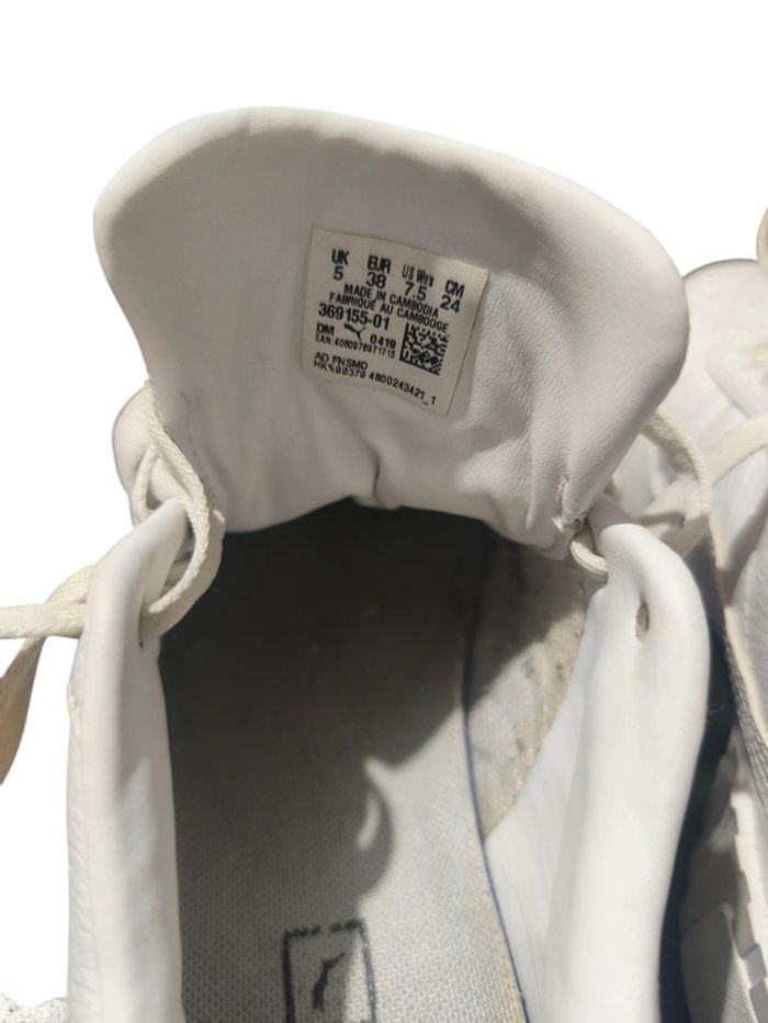 Puma Cali en cuir blanc - Taille 38 - Bon état - photo numéro 5
