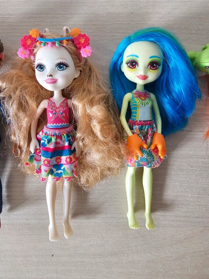 Lot de 5 poupées Enchantimals - Mattel - photo numéro 3