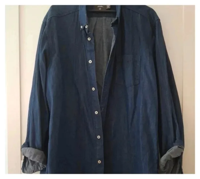 Denim chemise- shirt - camisa Vaquera. Hombre XL - photo numéro 3