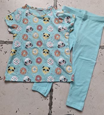 Ensemble fille t-shirt donuts et legging Lupilu - 18/24 mois