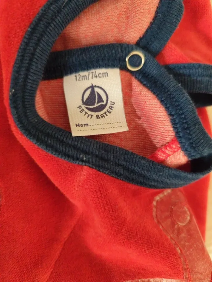 Pyjama Petit bateau 12mois/74cm - photo numéro 6
