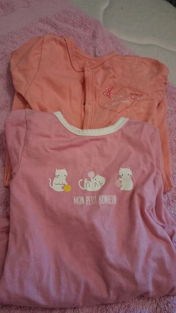 Lot pyjamas 9 mois