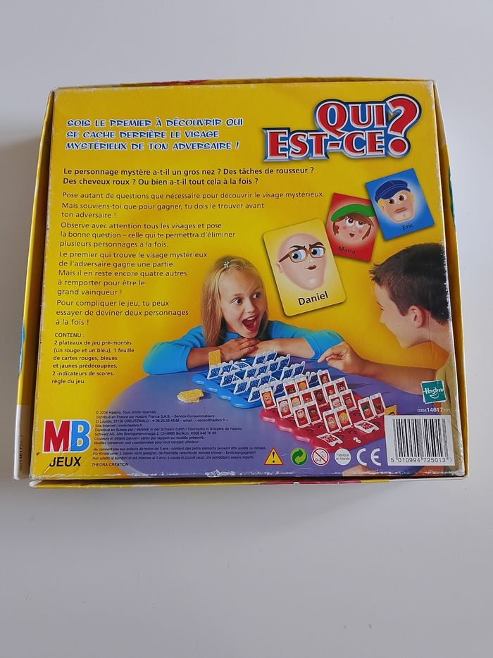 Qui est ce ? Mb jeux complet - photo numéro 2