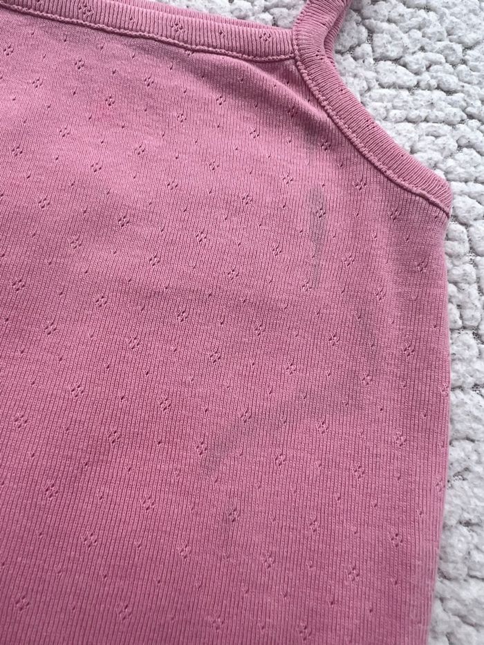 Lot de 3 bodies évolutifs à brettelles roses taille 18 mois Kiabi - photo numéro 7