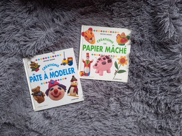 🎁 A donner ! Lot de 2 livres créations "petites mains"