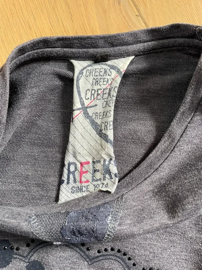 T-shirt MC gris violet - Creeks - 16ans - photo numéro 4