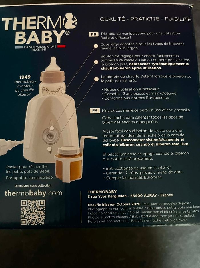 Chauffe biberons - photo numéro 2