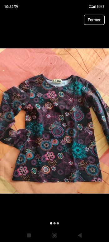 T-shirt imprimé fille 8 ans 