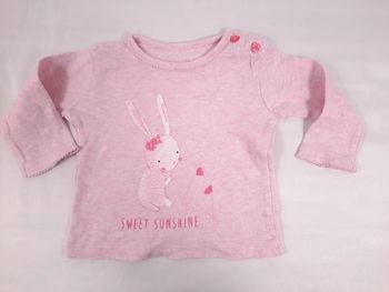 Tee shirt manches longues, primark, 1 mois