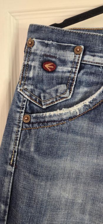 ENERGIE “KIRK” – Jean Homme Bootcut Worn-Out – Modèle Rare – T42/44