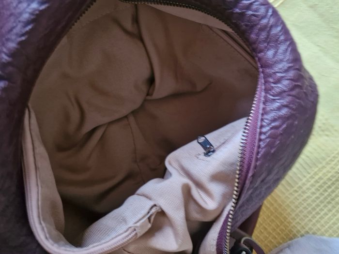 Sac à main Bordeaux cuir - photo numéro 5