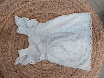 Élégante Robe Zara 4/5 ans blanche