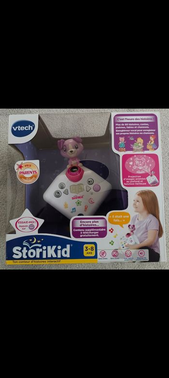 Storikid de VTech - Mon conteur d'histoires interactif - Rose