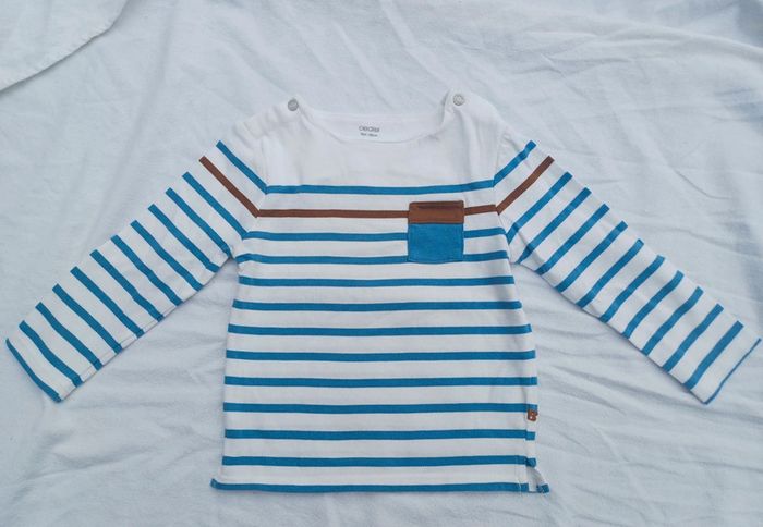 Tee shirt marinière Obaibi neuf