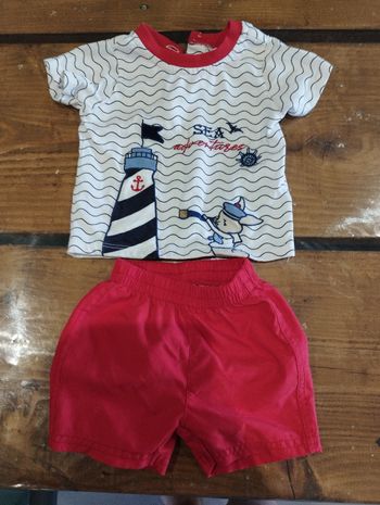 Ensemble short T shirt