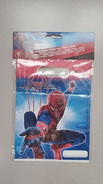 Sachet anniversaire Spiderman
