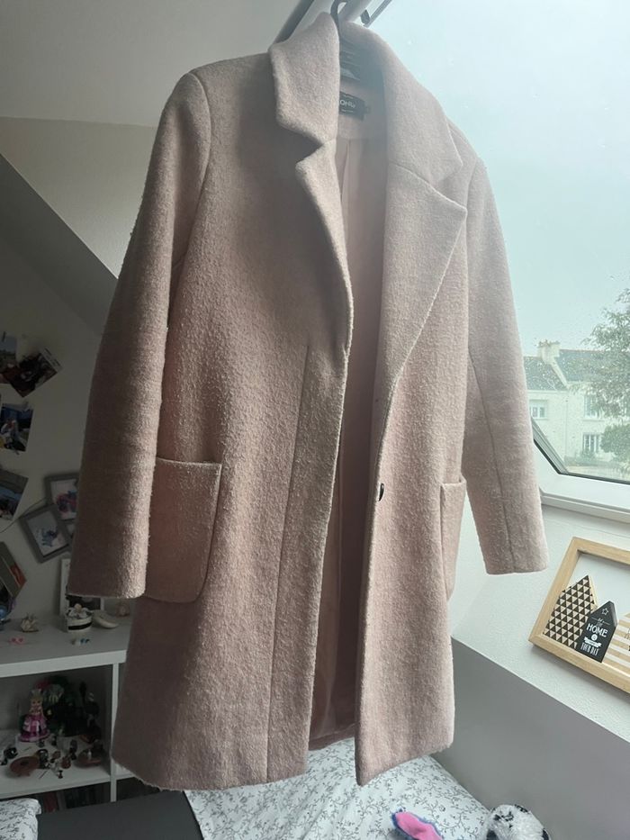 Manteau rose  only taille xs - photo numéro 3