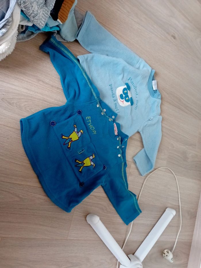 Lot pull polaire 24 mois