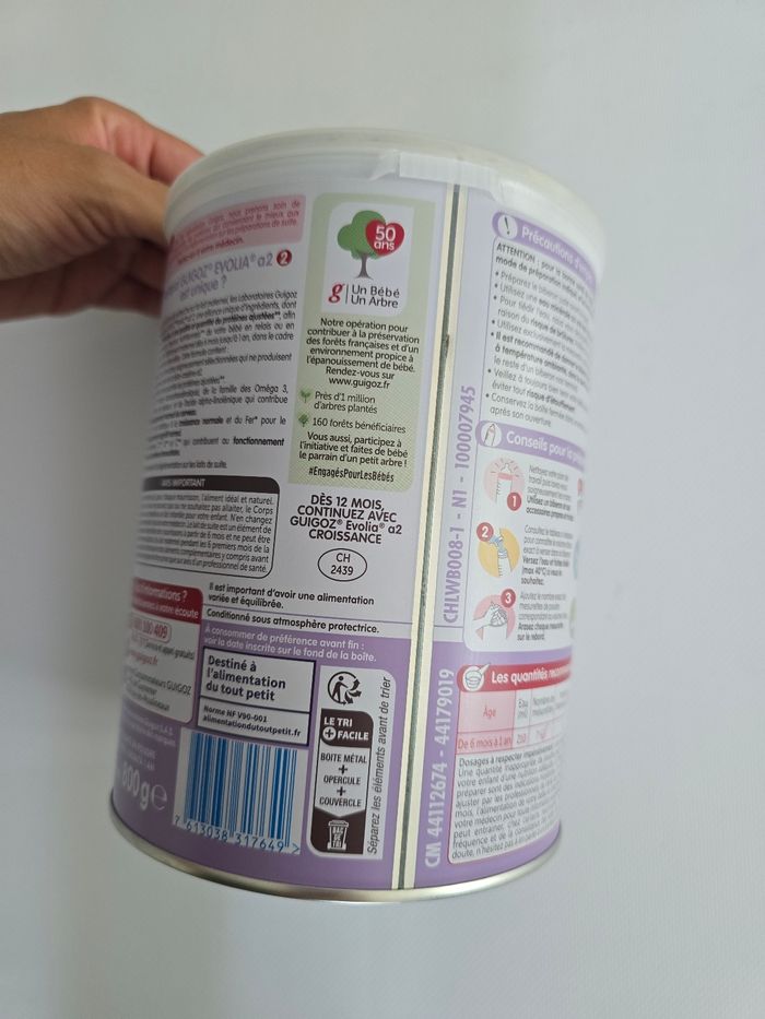 Lait guigoz evolia 2eme age - photo numéro 2