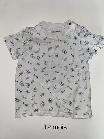 Tee shirt 12 mois