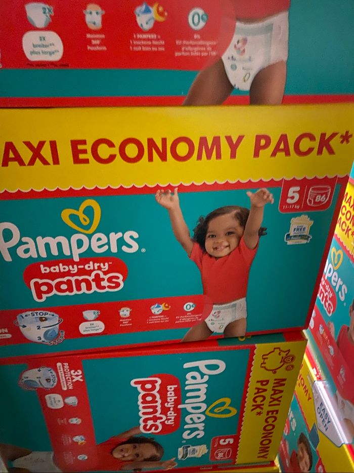 Pampers toute taille