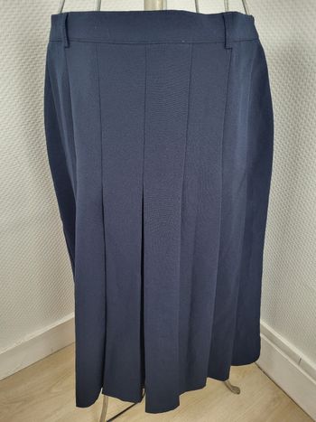 Jupe mi longue marrine afibel taille 46 coupe classique 
