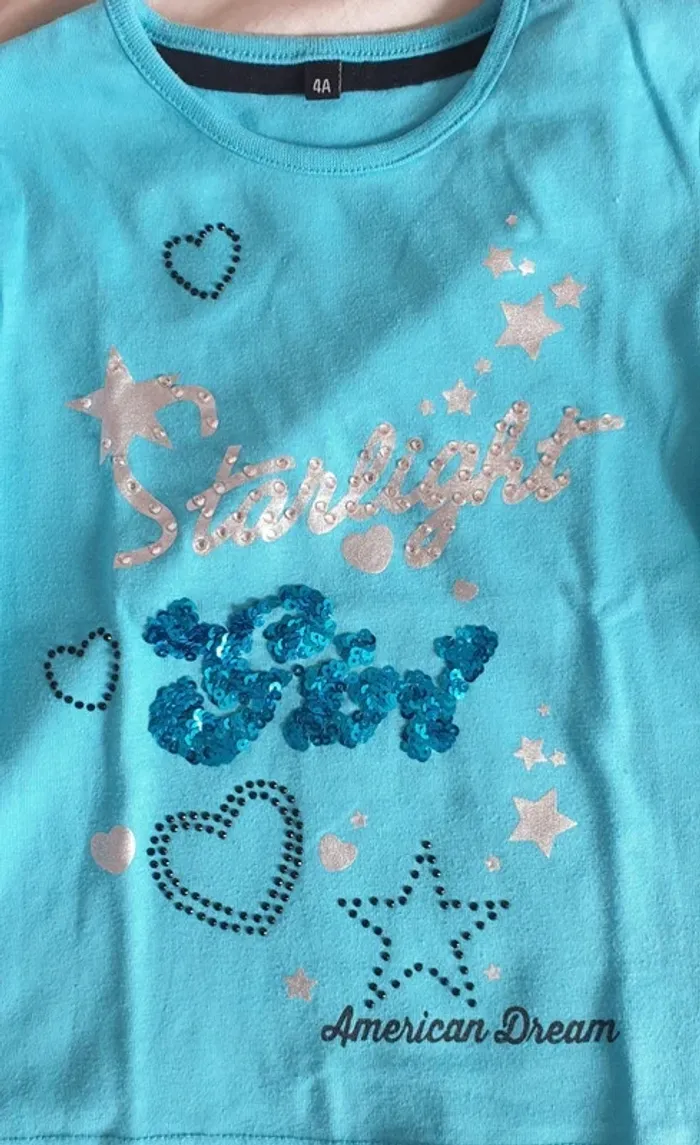 Lot 10 tee-shirts manches longues 4 ans - photo numéro 9