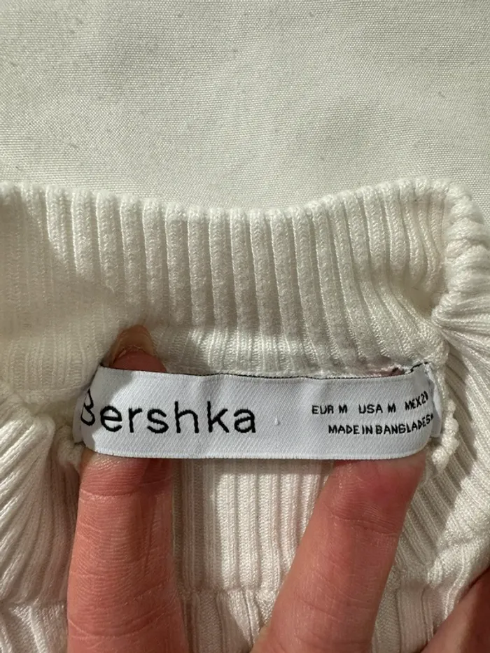 Pull blanc femme bershka - photo numéro 3